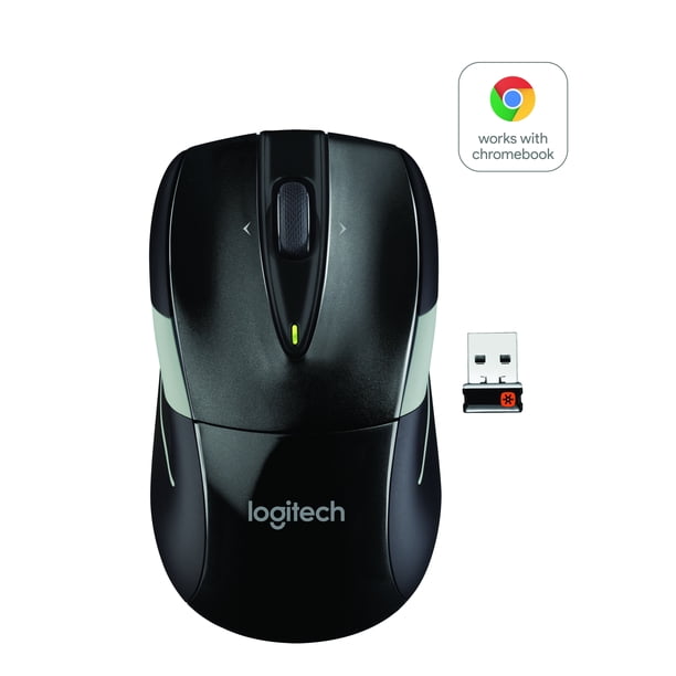 Logitech M305 3-Button Wireless USB Optical Scroll Mouse w/Tilt Wheel Fuschia Burst 